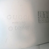 Gucci x Disney Mickey Mouse Ace Sneakers Brown GG Canvas Size 37