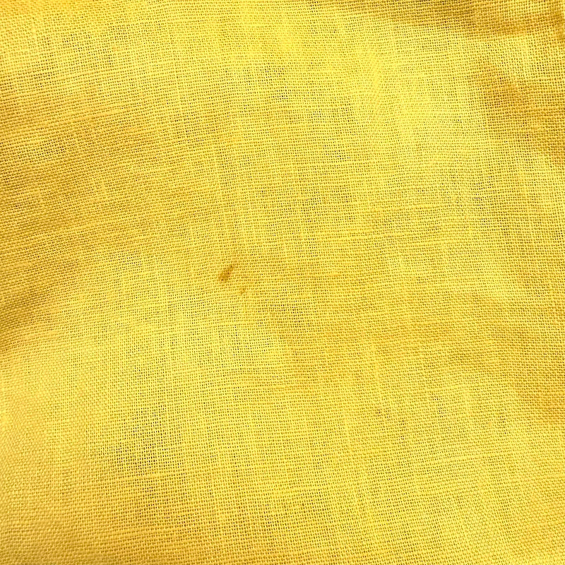 Lisa Marie Fernandez Ric Rac-Trimmed Ruffled Maxi Dress Yellow Linen Size III