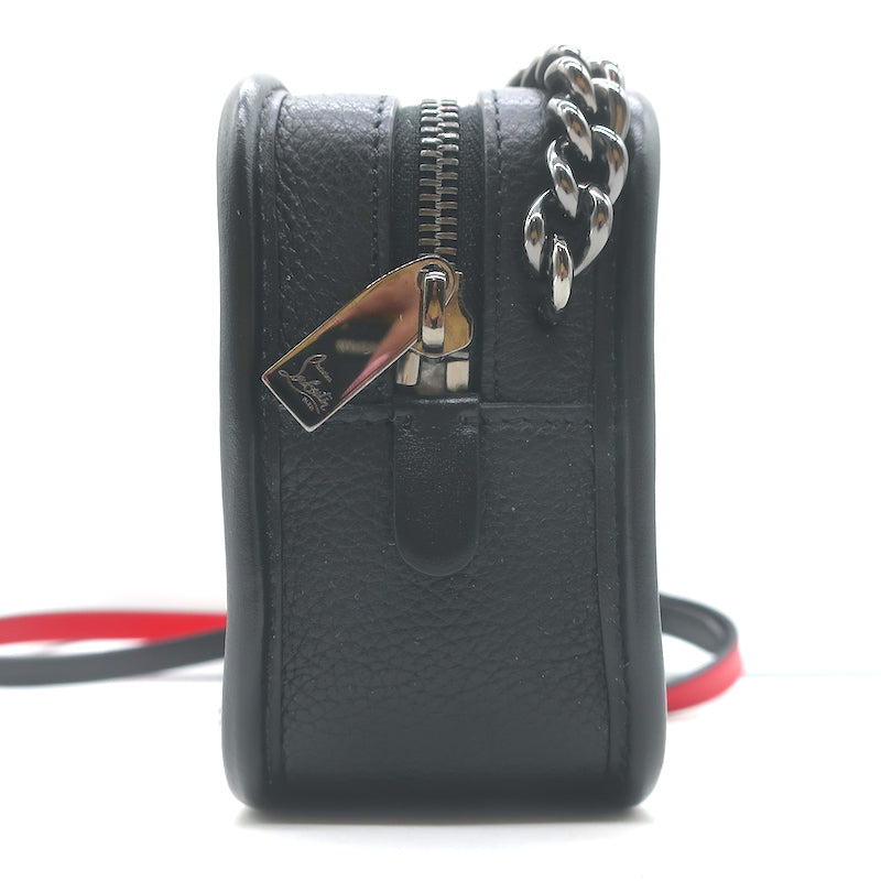 Christian Louboutin Radioloubi Loubinthesky Small Crossbody Bag Black Leather