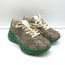 Gucci Rhyton Jumbo GG Coated Canvas Sneakers Brown/Green Size 37.5 NEW