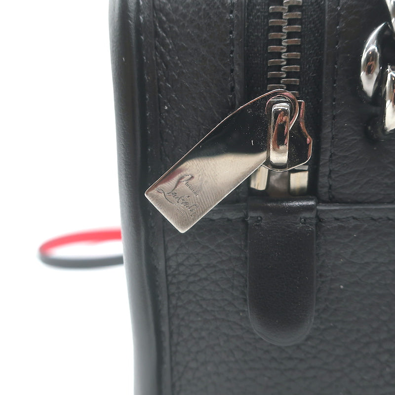 Christian Louboutin Radioloubi Loubinthesky Small Crossbody Bag Black Leather