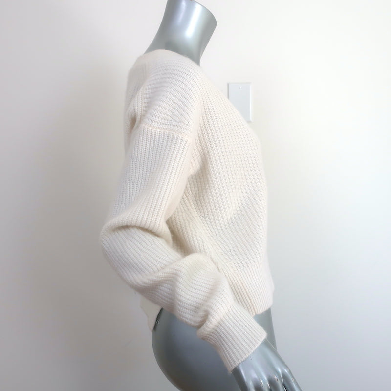 Rag &amp; Bone Pierce Cashmere Cardigan Cream Size Small V-Neck Sweater