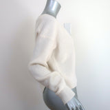 Rag & Bone Pierce Cashmere Cardigan Cream Size Small V-Neck Sweater