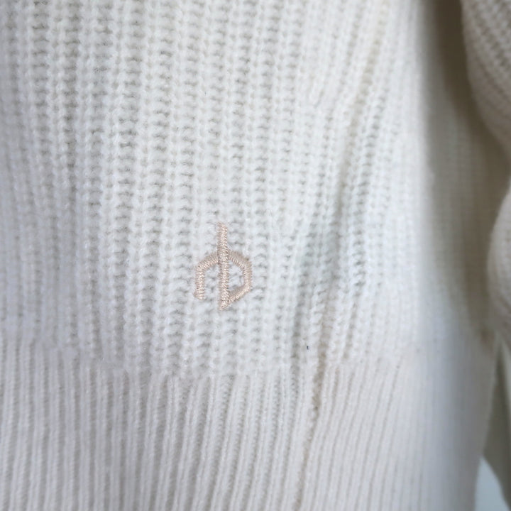 Rag &amp; Bone Pierce Cashmere Cardigan Cream Size Small V-Neck Sweater