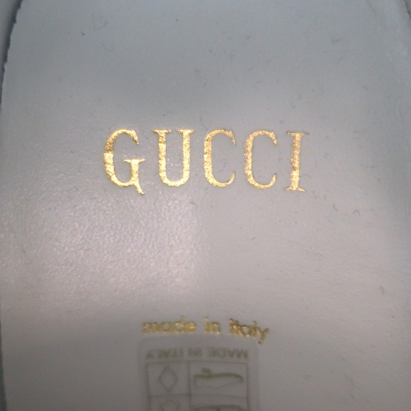 Gucci Rhyton Jumbo GG Coated Canvas Sneakers Brown/Green Size 37.5 NEW