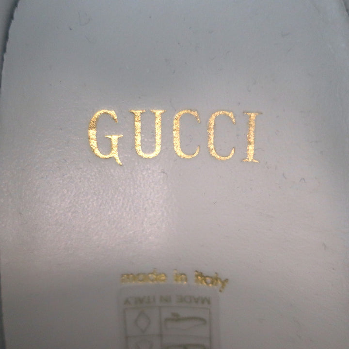 Gucci Rhyton Jumbo GG Coated Canvas Sneakers Brown/Green Size 37.5 NEW