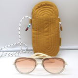 Zimmermann Dancer Aviator Sunglasses Cream 3999F23 NEW