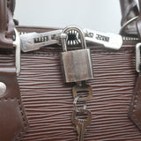 Louis Vuitton Alma PM Bag Moka Brown Epi Leather