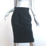Christian Dior Pencil Skirt Black Wool-Silk Size 40