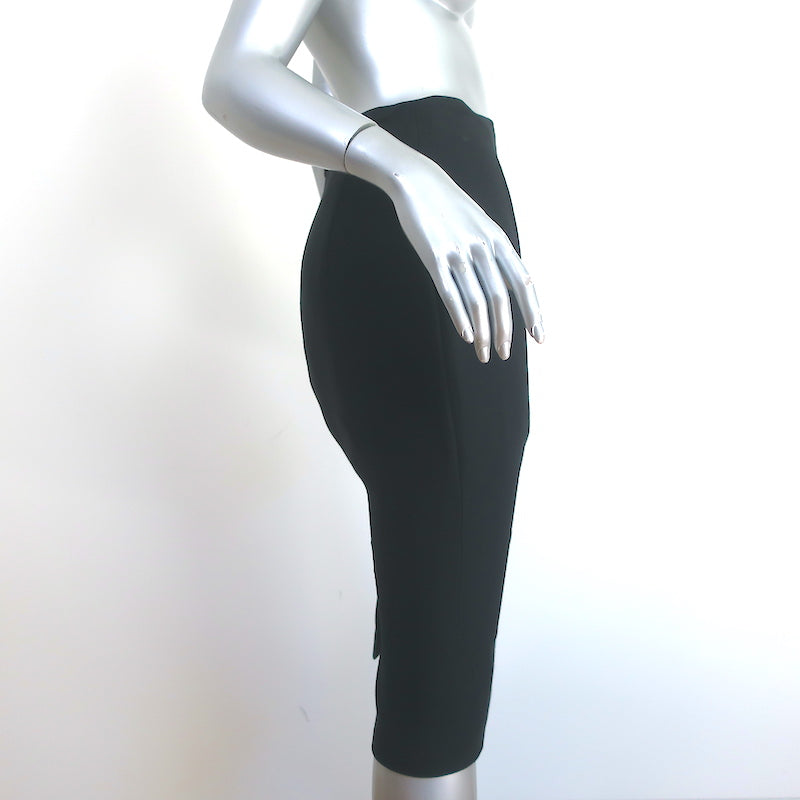 Christian Dior Pencil Skirt Black Wool-Silk Size 40