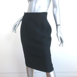 Christian Dior Pencil Skirt Black Wool-Silk Size 40