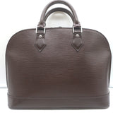 Louis Vuitton Alma PM Bag Moka Brown Epi Leather