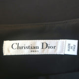 Christian Dior Pencil Skirt Black Wool-Silk Size 40