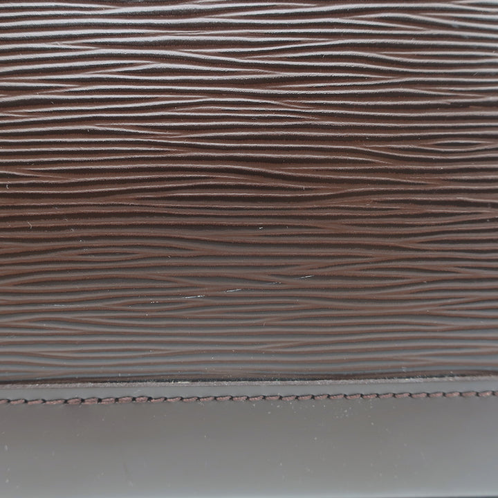 Louis Vuitton Alma PM Bag Moka Brown Epi Leather