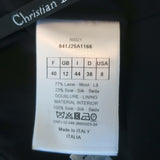 Christian Dior Pencil Skirt Black Wool-Silk Size 40