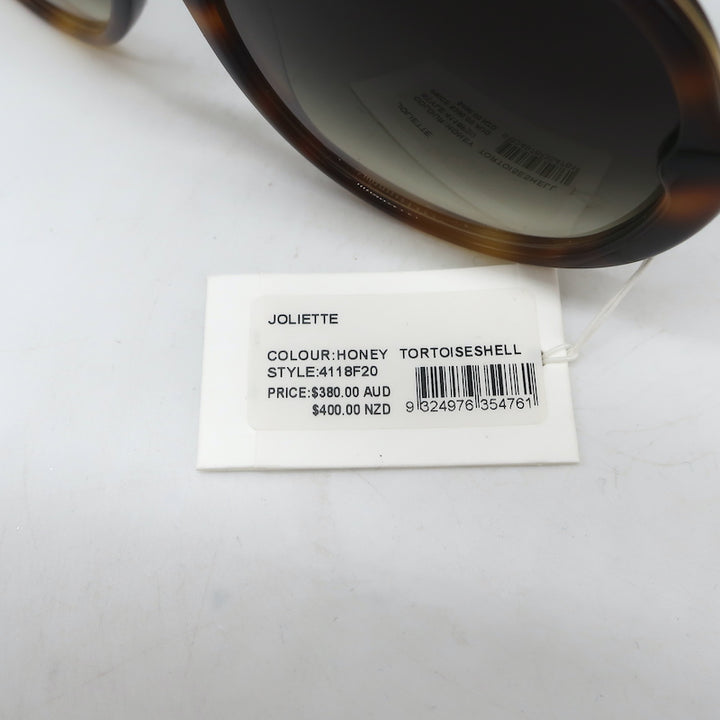 Zimmermann Joliette Round Sunglasses Honey Tortoise Shell 4118F20 NEW