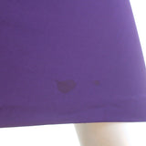 Michael Kors One Shoulder Dress Purple Stretch Jersey Size 6