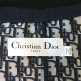 Christian Dior Cropped Jacket Navy Wool-Silk Size 38