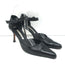 Manolo Blahnik d'Orsay Cap Toe Mary Jane Pumps Black Patent & Leather Size 39