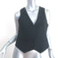 Christian Dior V-Neck Vest Black Wool-Silk Size 40