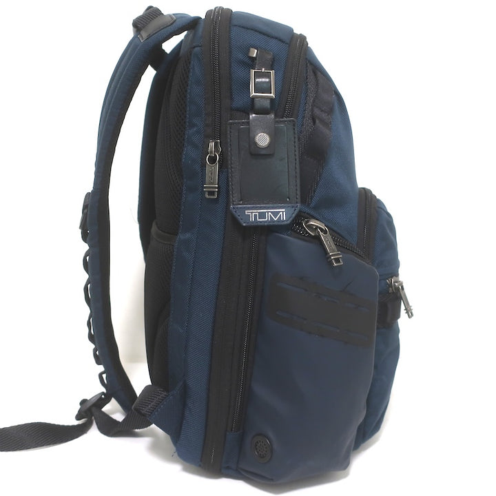 TUMI Alpha Bravo Navigation Backpack Navy Ballistic Nylon