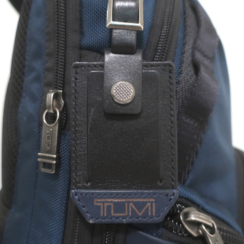 TUMI Alpha Bravo Navigation Backpack Navy Ballistic Nylon
