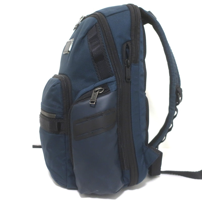 TUMI Alpha Bravo Navigation Backpack Navy Ballistic Nylon