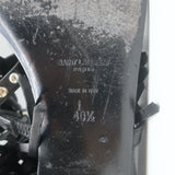 Saint Laurent Studded Fringe Sandals Black Leather Size 40.5 Flat Thong