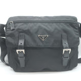 Prada Tessuto Nylon Medium Messenger Bag Black