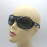 Chrome Hearts Hung Shield Sunglasses Black