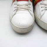 Valentino Rainbow Open Low Sneakers White Leather Size 39