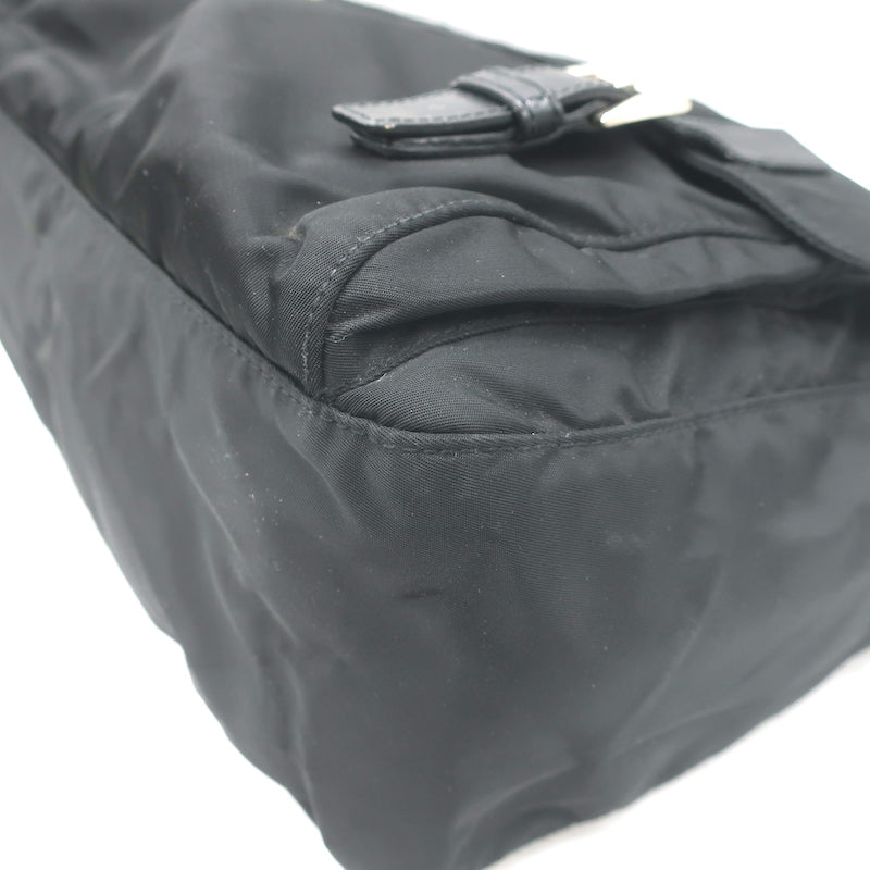 Prada Tessuto Nylon Medium Messenger Bag Black