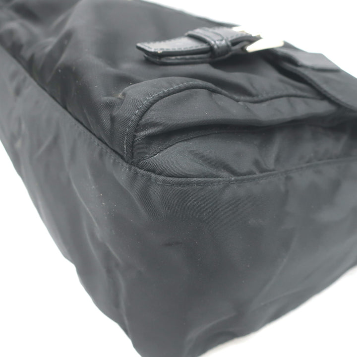 Prada Tessuto Nylon Medium Messenger Bag Black