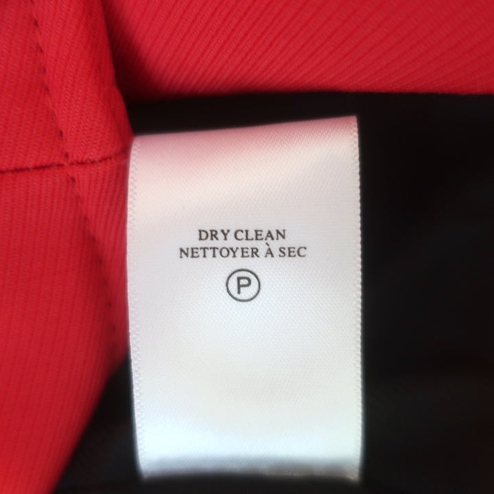 A.L.C. Reeve Asymmetric Wrap Jacket Ruby Red Twill Size 12