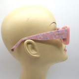 LoveShackFancy Arietta Square Sunglasses Blushing Quartz NEW
