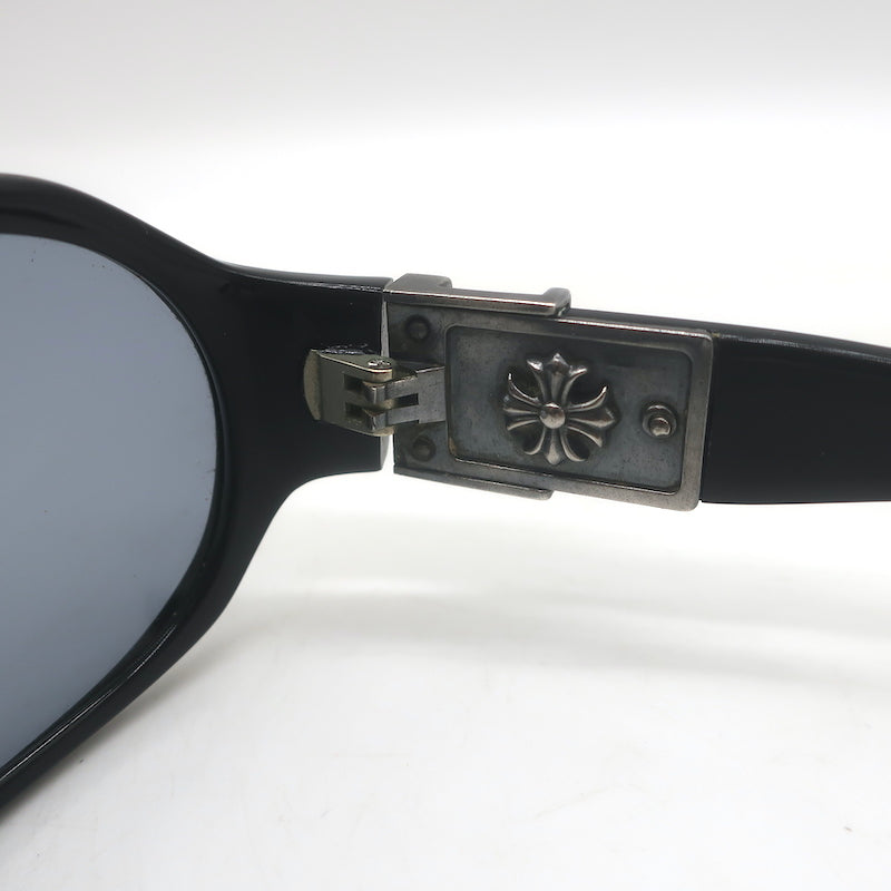 Chrome Hearts Hung Shield Sunglasses Black