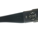 Chrome Hearts Hung Shield Sunglasses Black