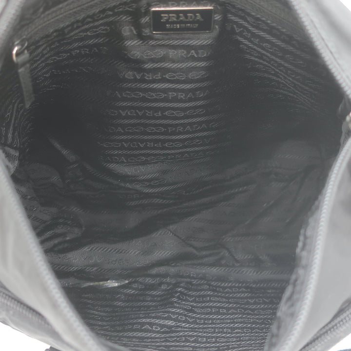 Prada Tessuto Nylon Medium Messenger Bag Black