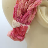 Missoni Ombre Knit Headband Pink/Cream One Size