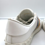 Valentino Rainbow Open Low Sneakers White Leather Size 39
