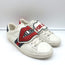 Gucci Ace Blind for Love Sneakers White Leather Size 38