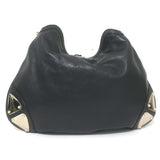 Gucci Indy Large Hobo Bag Black Leather Bamboo Tassel Crossbody