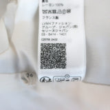 Celine Triomphe Quilted Chelsea Boutis Jacket Light Blue Cotton Size 36