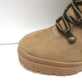 See by Chloe Eileen High Heel Hiking Boots Camel Suede Size 37