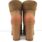 See by Chloe Eileen High Heel Hiking Boots Camel Suede Size 37