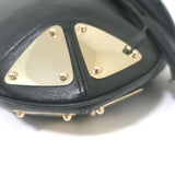 Gucci Indy Large Hobo Bag Black Leather Bamboo Tassel Crossbody