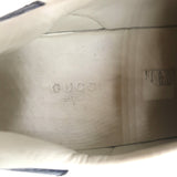 Gucci Ace Blind for Love Sneakers White Leather Size 38