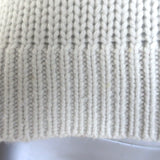 SABLYN Cali Cashmere V-Neck Sweater Very Light Gray Size Medium