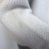 SABLYN Cali Cashmere V-Neck Sweater Very Light Gray Size Medium