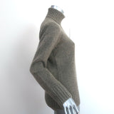 Loro Piana Cashmere Turtleneck Sweater Sage Size 42